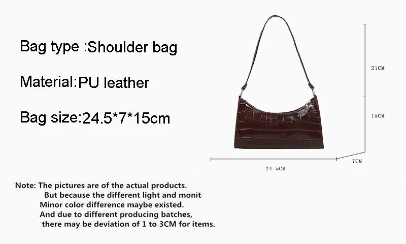 Bolso Fiorella Luxe - Textura Cocodrilo para Mujer