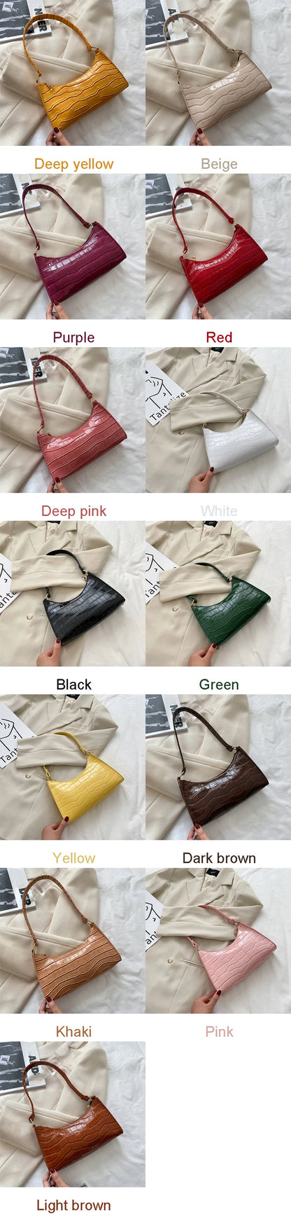 Bolso Fiorella Luxe - Textura Cocodrilo para Mujer
