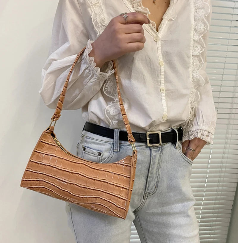 Bolso Fiorella Luxe - Textura Cocodrilo para Mujer